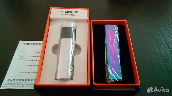 Компактная двухдуговая электрическая зажигалка USB