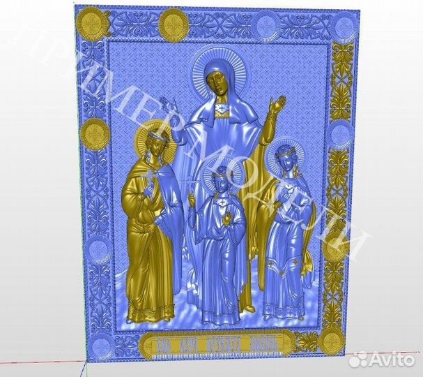 Модели Икон для чпу (750шт)