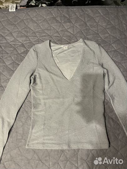 Лонгслив блестящий