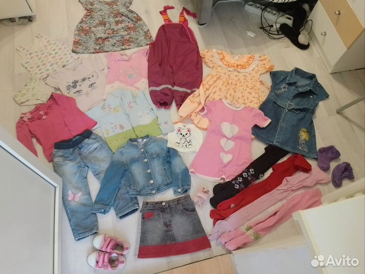 Вещи пакетом на девочку