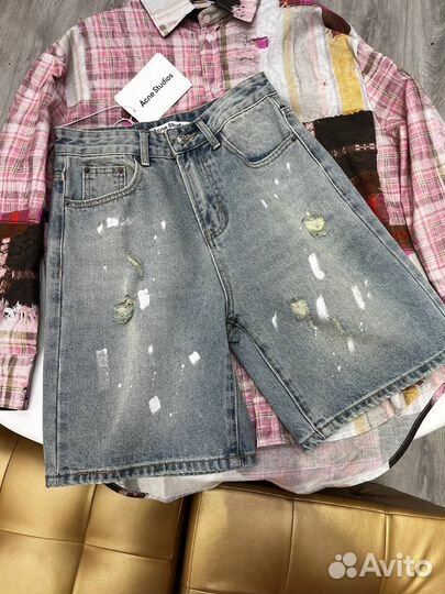 Джинсовые шорты Acne Studios