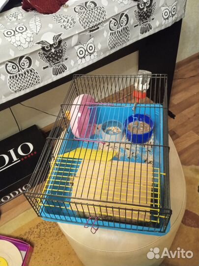 Клетка для хомяка пластиковая