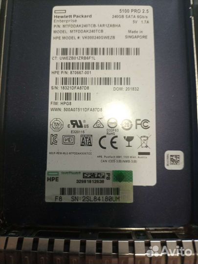 Сервер HPE dl360 gen10 silver 867962-b