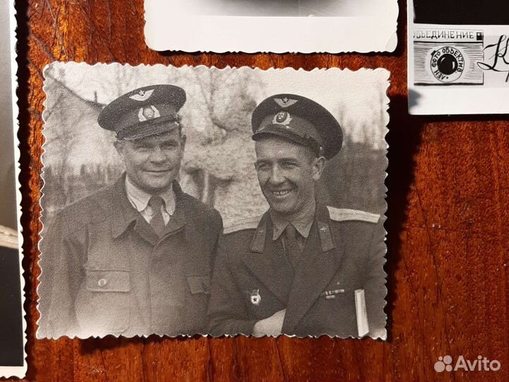 Фото «Офицеры» 8шт 1940/50-е г. СССР