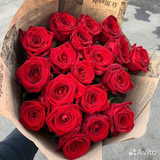 101 Роза букет из роз цветы доставка
