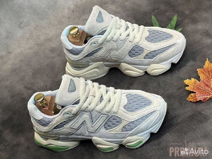 New balance 9060 белые с серым разм. 38