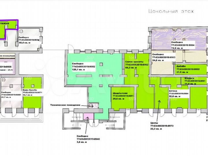 Продам торговое помещение, 29.6 м²