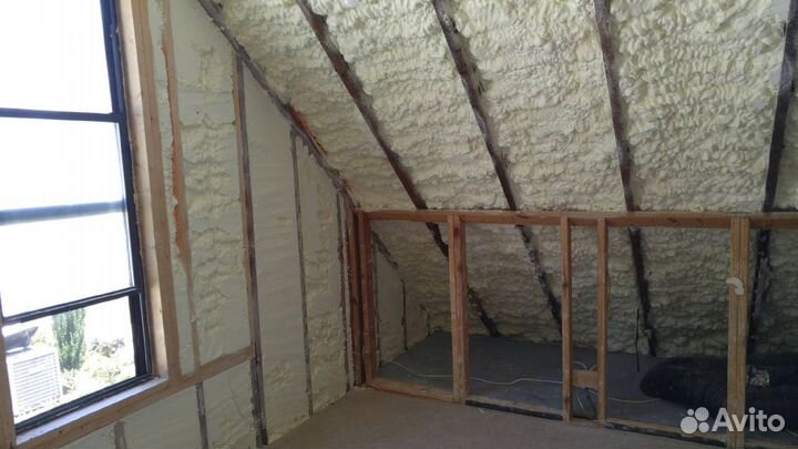 Утепление теплоизоляция пенополиуретаном стен дома