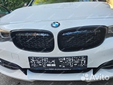 Ноздри BMW 3 GT F34 Diamond черный глянец