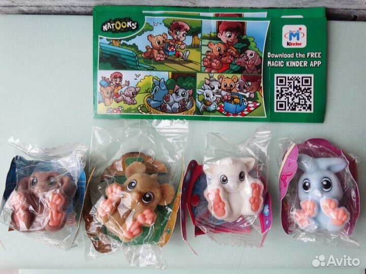 Киндер серии Natoons Животные, Кошки, Перевертыши