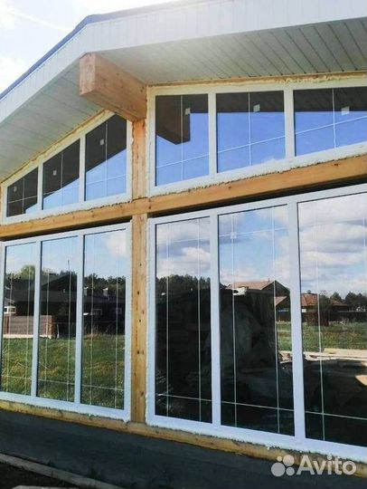 Остекление окон и балконов пвх