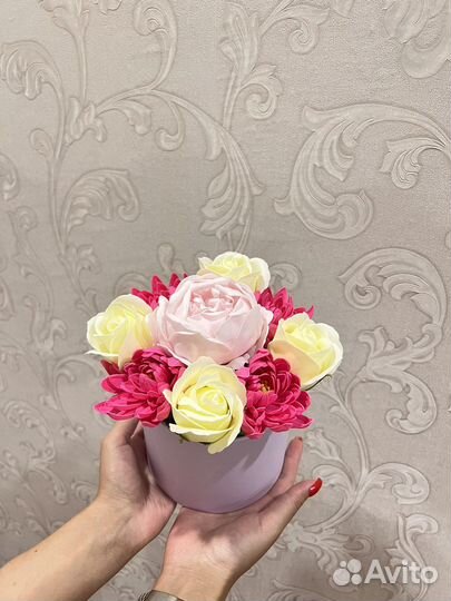 Букет цветов из мыла