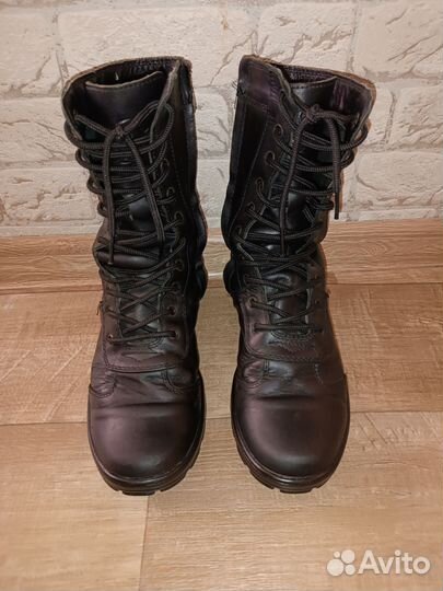 Берцы кожаные летние