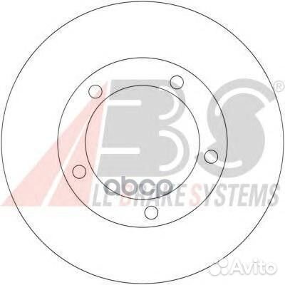 Диск тормозной 17189 Abs