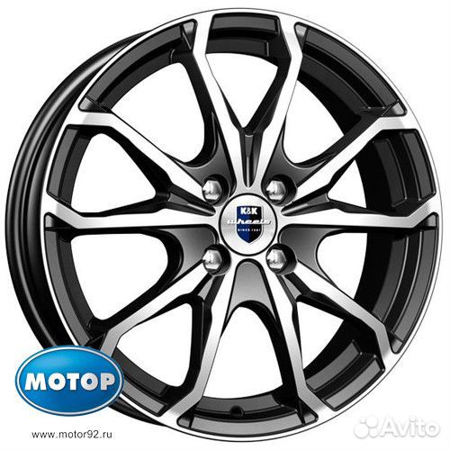 Диски литые R16 K&K Brent (кс733) 6 4/100 D60.1 ET