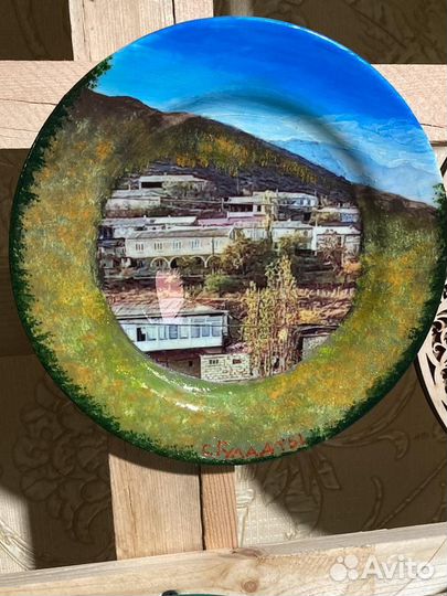 Декоративная тарелка на стену