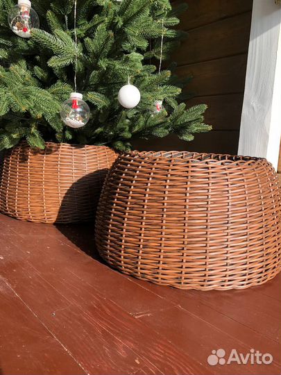 Декоративная юбка/корзина под елку
