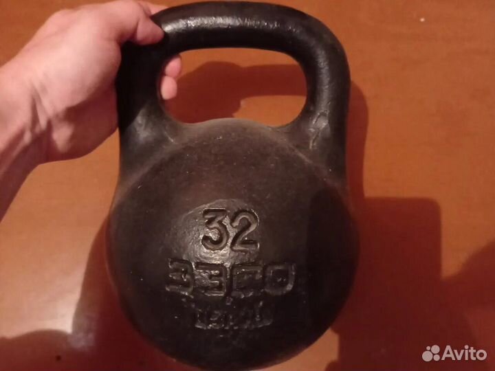 Гиря 32 кг СССР