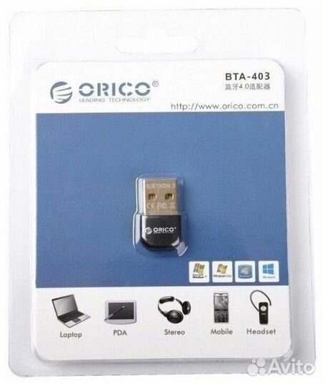 Bluetooth адаптер orico BTA-403 с поддержкой AptX