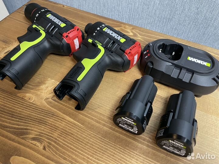 Набор шуруповёрт + винтовёрт Worx 12 В