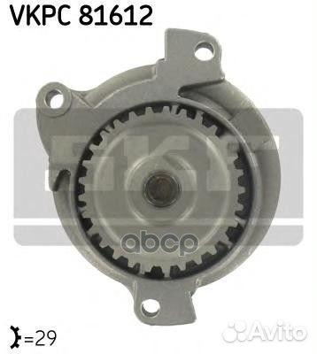 Водяная помпа vkpc81612 Skf