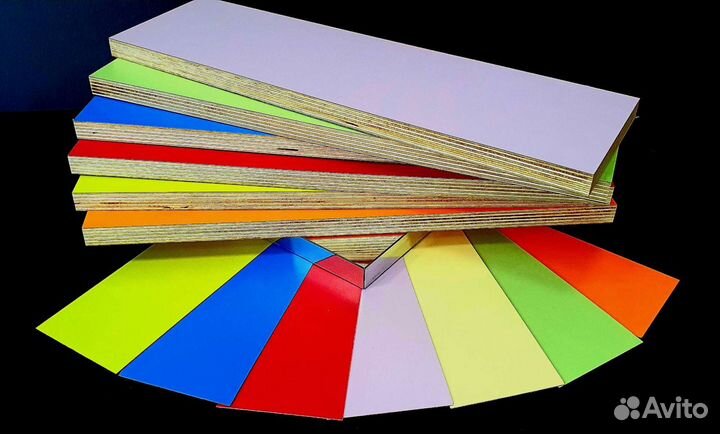 Облицовка и прессование HPL пластика на фанеру