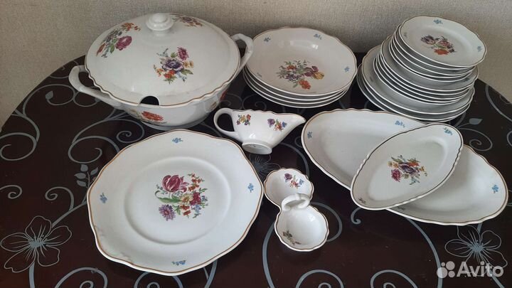 Столовый сервиз фарфор СССР