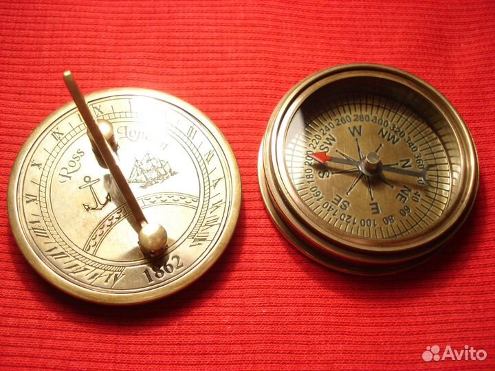 Компас 1862 Военный Корабельный Англия Лондон