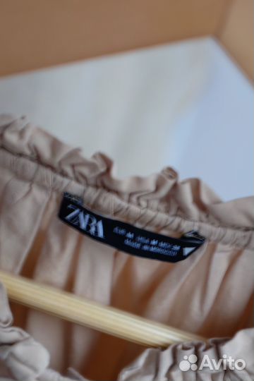 Блуза Zara поплин M-L