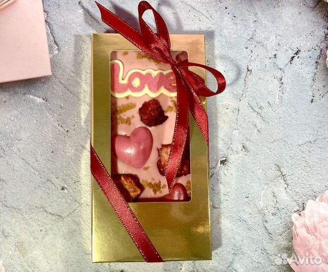 Шоколад ручной работы в подарок на 14 февраля