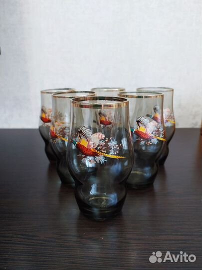 Стаканы тёмное стекло