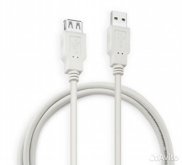 Кабель-удлинитель USB2.0, USB A(m) - USB A(f)