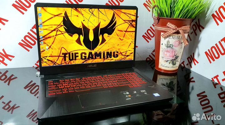 Игровой ноутбук asus TUF core I7/12гб/ GTX1050