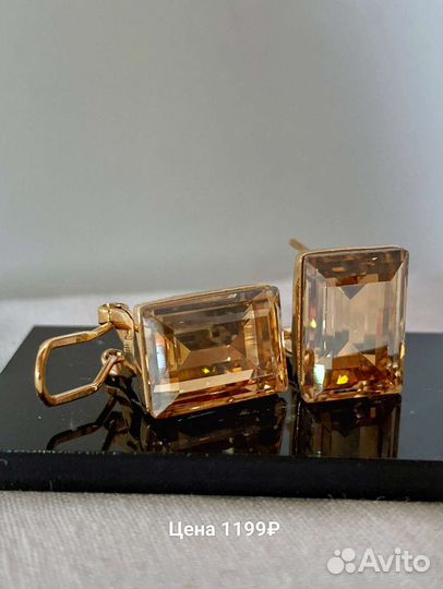 Серьги бижутерия ювелирная