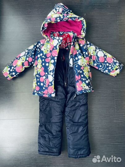 Зимний костюм для девочки 98