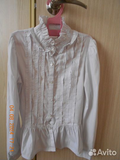 Блузка школьная 134 140