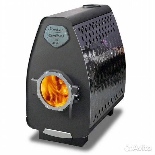 Печь-Камин Stoker nautilus 370 aqua