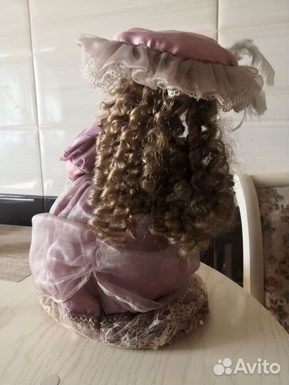 Кукла декоративная керамика 45см