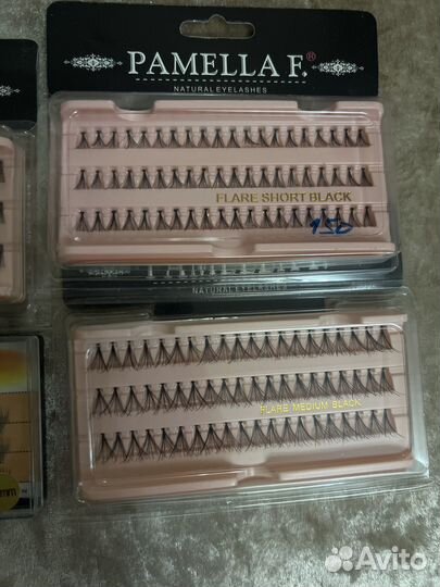 Накладные ресницы пучки