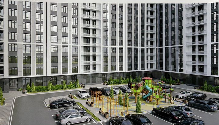 1-к. квартира, 54,1 м², 10/12 эт.