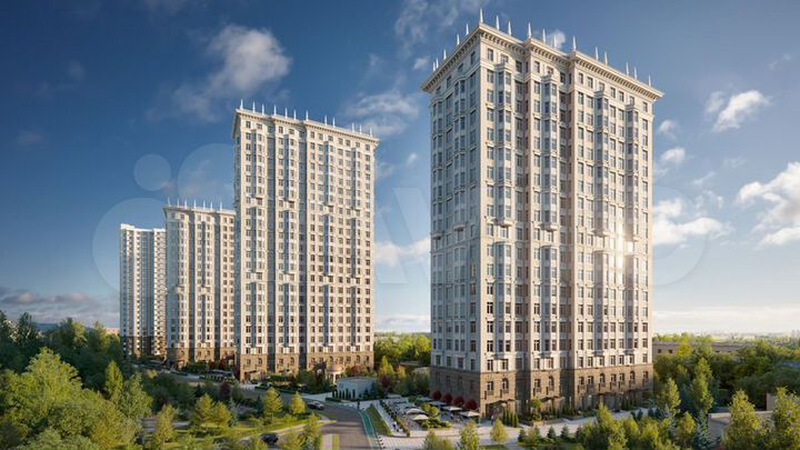 2-к. квартира, 77,6 м², 23/26 эт.