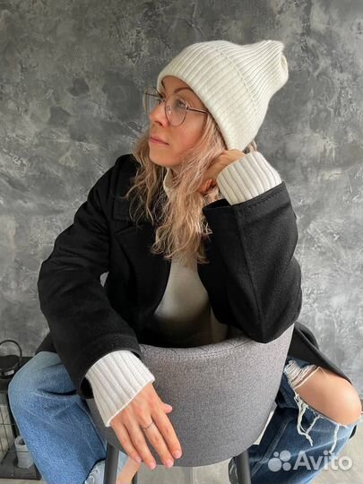 Шапка женская из кашемира