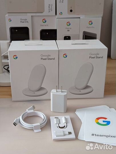 Google Pixel оригинальные аксессуары, коробки