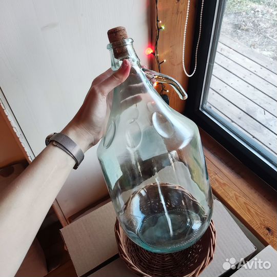 Бутылка стеклянная 5 литров