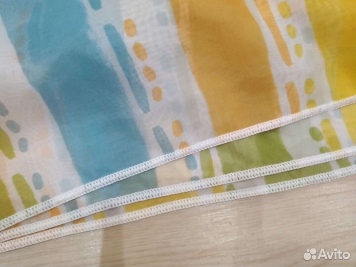 Шторы для детской в цветную полоску на ленте