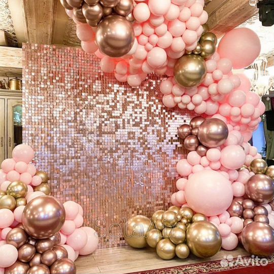 Аренда фотозоны из пайеток