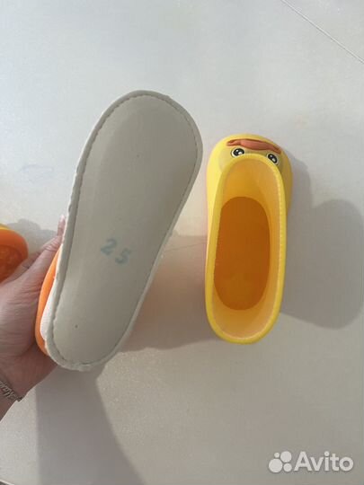 Детские резиновые сапоги