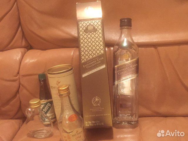 Мини бутылка из под виски 50мл 1995 года