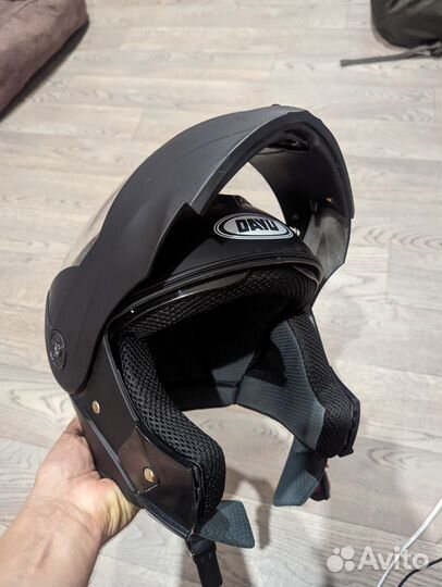 Мото шлем модуляр