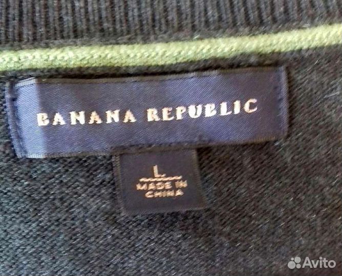 Джемпер мужской Banana Republic, шелк, кашемир